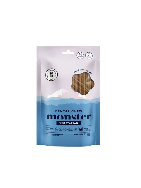 Monster Dental Chew Vegetar pakke af 7 stk.