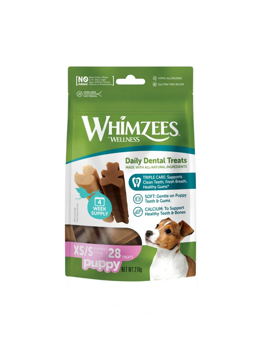 Whimzees Puppy Chew small/small 28 stk