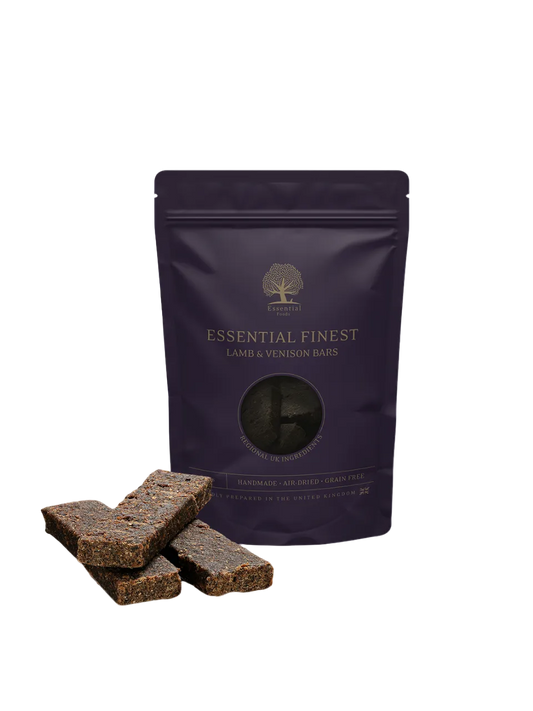Essential Foods Finest Godbidder Lamb & Venison Bars 3 stk