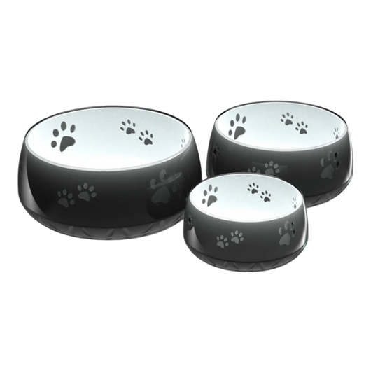 Vandskål med poteaftryk koksgrå (flere størrelser)