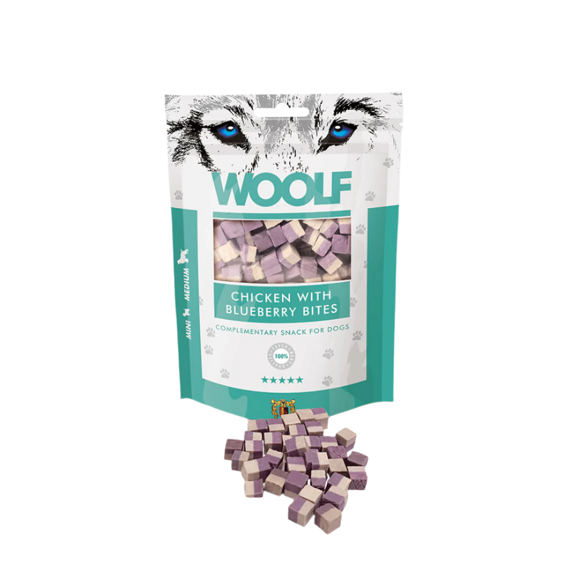 Woolf Chicken with Blueberry Bites