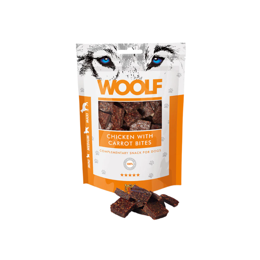 Woolf chicken with carrots bites