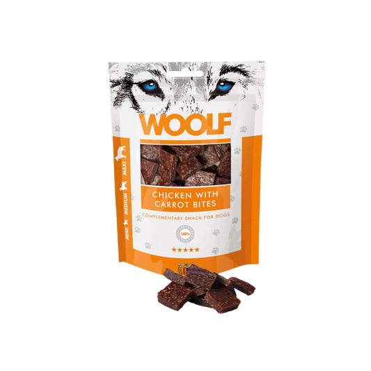 Woolf chicken with carrots bites