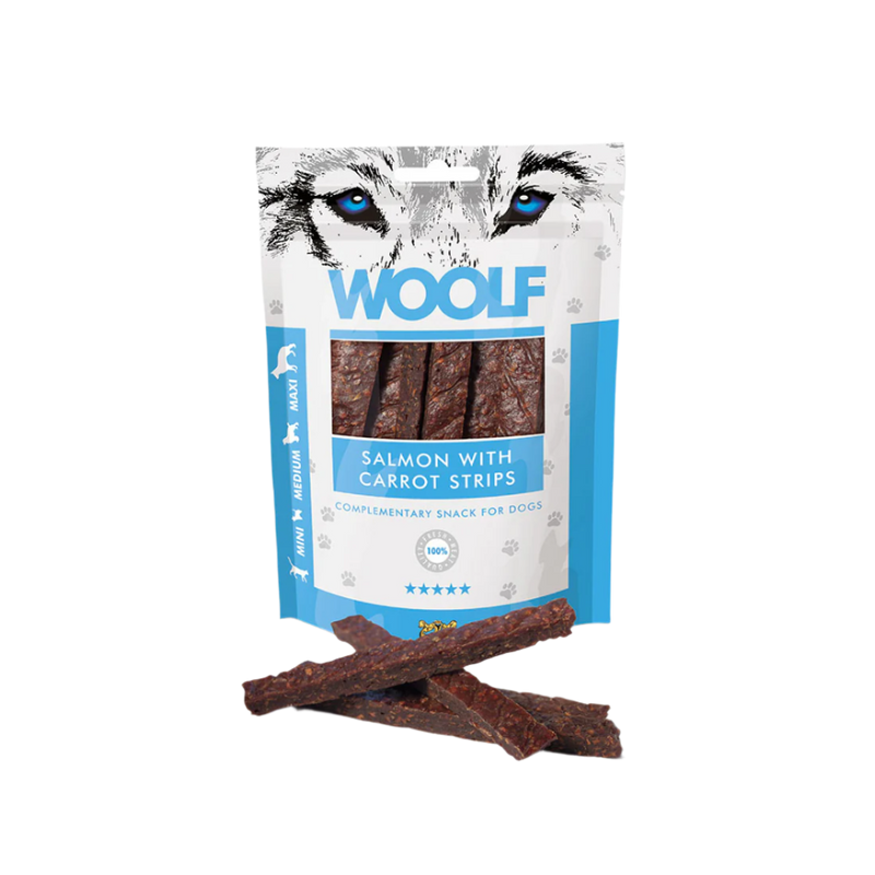 Woolf Salmon with Carrots Strips