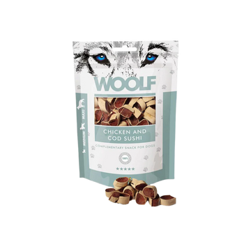 Woolf chicken and cod sushi