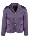 CBK Suits Jodie Satin Blazer Deep Lavender