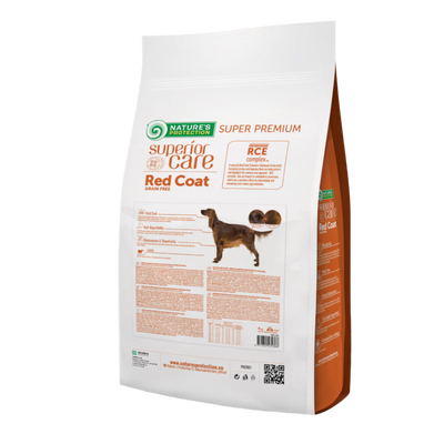Nature's protection red coat adult all breed, lamb - medium kibbles