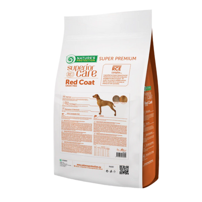 Nature's protection red coat adult all breed, salmon - medium kibbles