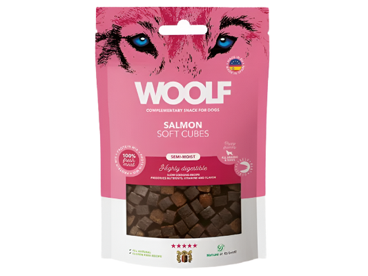 Woolf soft cubes salmon