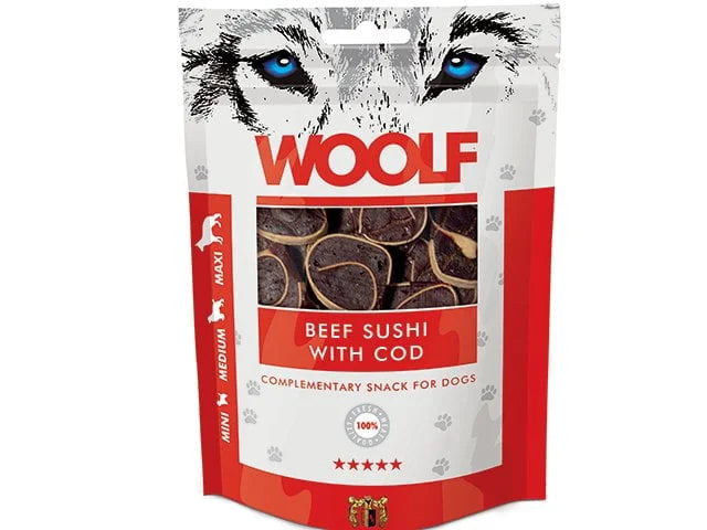 Woolf Beef Sushi with Cod