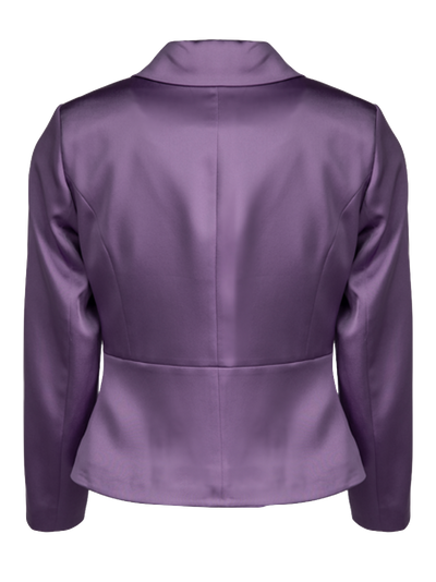 CBK Suits Jodie Satin Blazer Deep Lavender