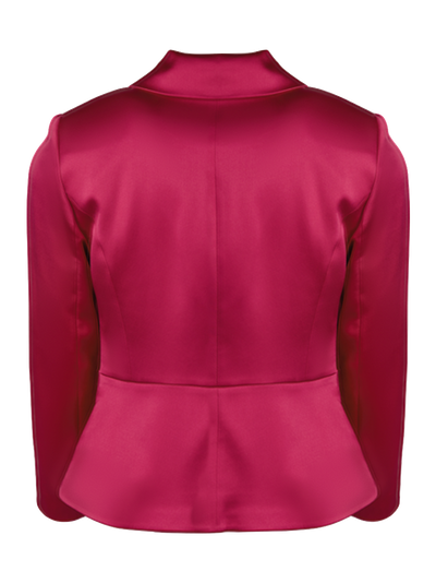 CBK Suits Jodie Satin Blazer Peony Ardour