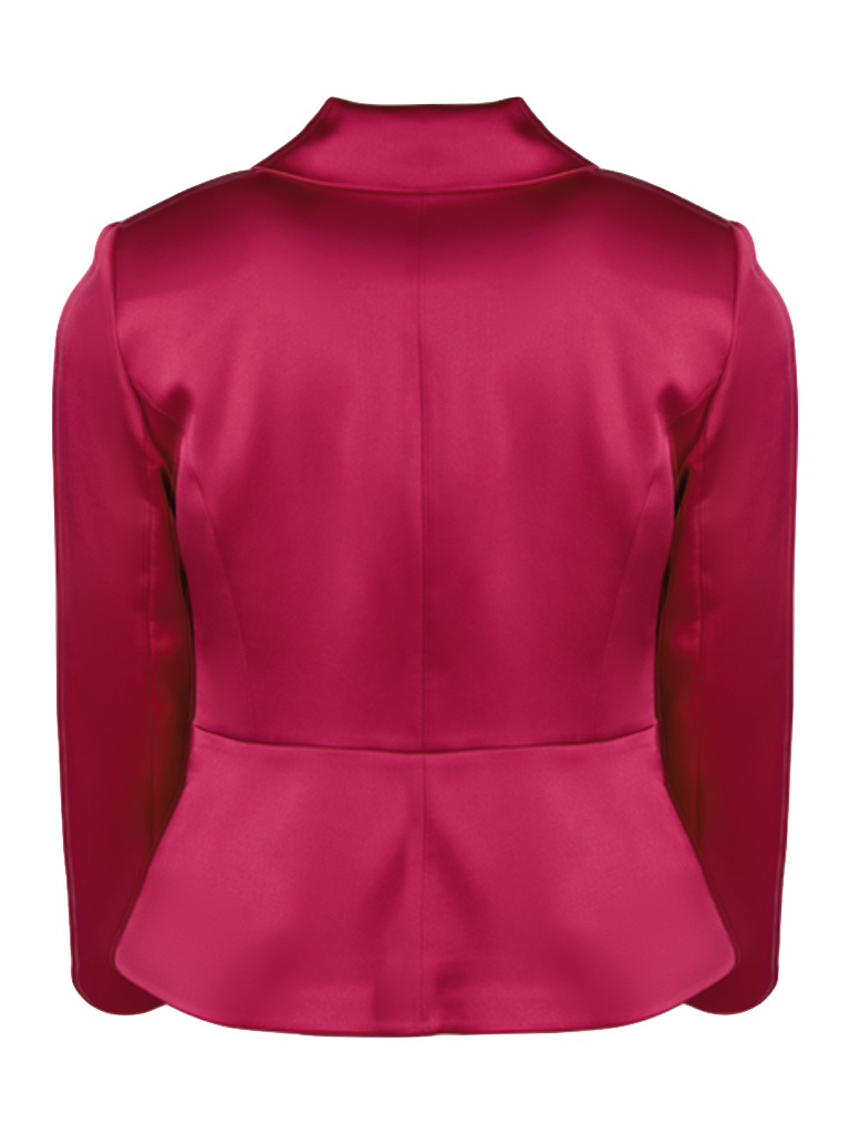 CBK Suits Jodie Satin Blazer Peony Ardour