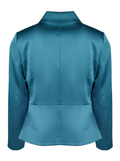 CBK Suits Jodie Satin Blazer High Sea