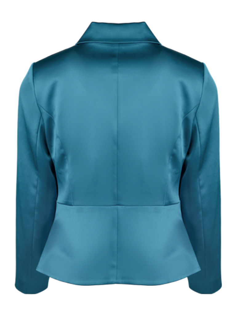 CBK Suits Jodie Satin Blazer High Sea