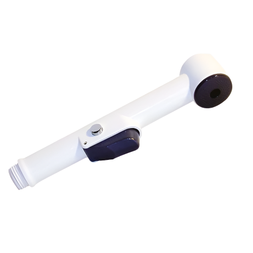 Håndbruser med låseknap