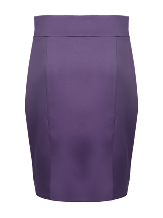 CBK Suits Jodie Satin Nederdel Deep Lavender