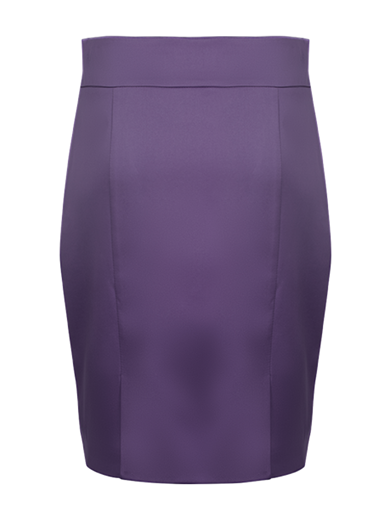 CBK Suits Jodie Satin Nederdel Deep Lavender