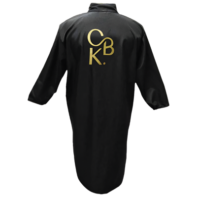 CBK grooming kittel, lang dame model med 3/4 lange ærmer,  print logo