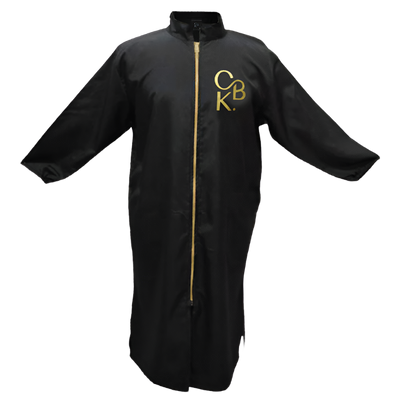 CBK grooming kittel, lang dame model med 3/4 lange ærmer,  print logo