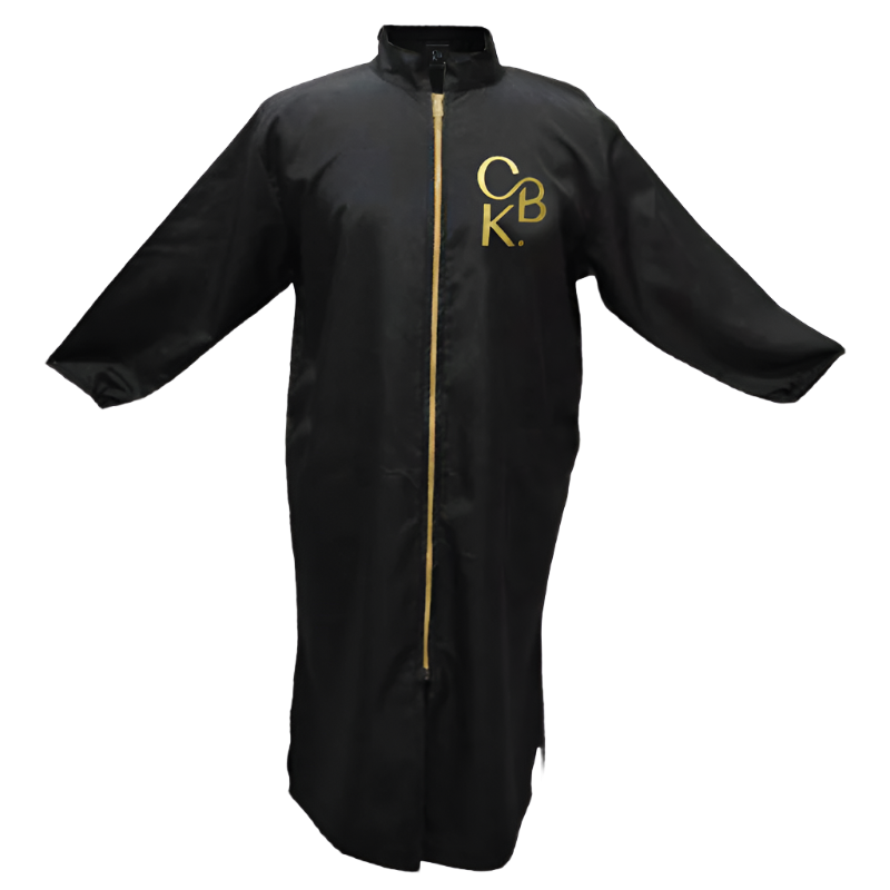 CBK grooming kittel, lang dame model med 3/4 lange ærmer,  print logo