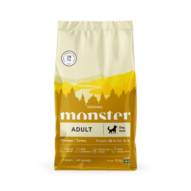 Monster Original Adult, Chicken & Turkey 17 kg