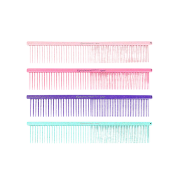 Greyhound kam, coated beauty 20cm lang & 3cm tænder