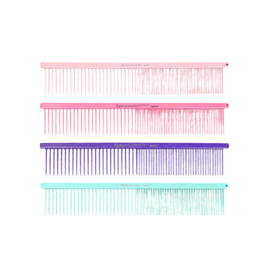 Greyhound kam, coated beauty 20cm lang & 3cm tænder