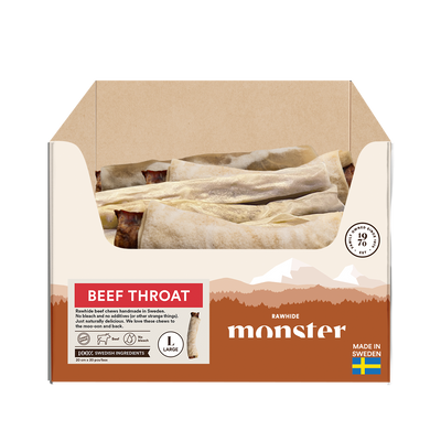 Monster raw beef throat bulk