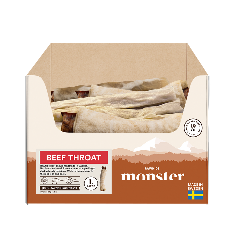 Monster raw beef throat bulk