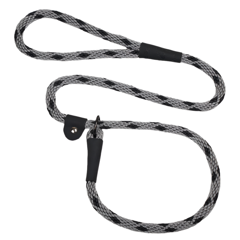 Mendota Retrieverline Black Ice Silver 1.8 meter lang, 13 mm tyk