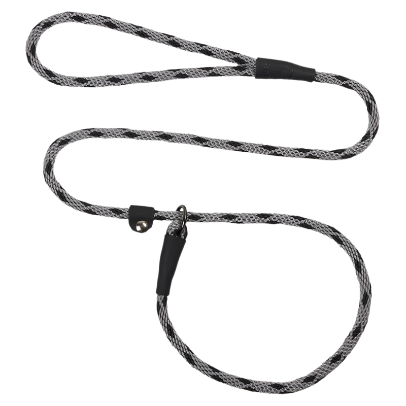 Mendota Retrieverline Black Ice Silver 1,8 meter 9 mm tyk