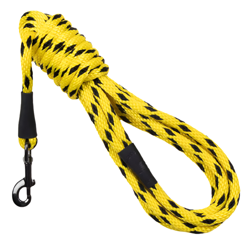 Mendota sporline Black Ice Yellow 5 meter lang, 9 mm tyk