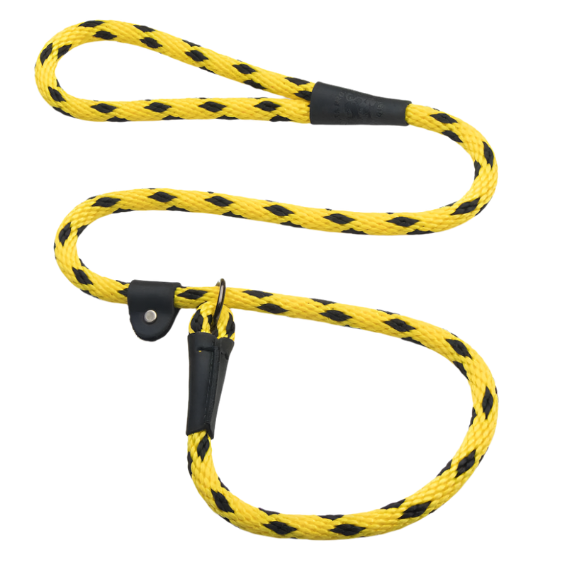 Mendota Retrieverline Black Ice Yellow 1.8 meter lang, 13 mm tyk