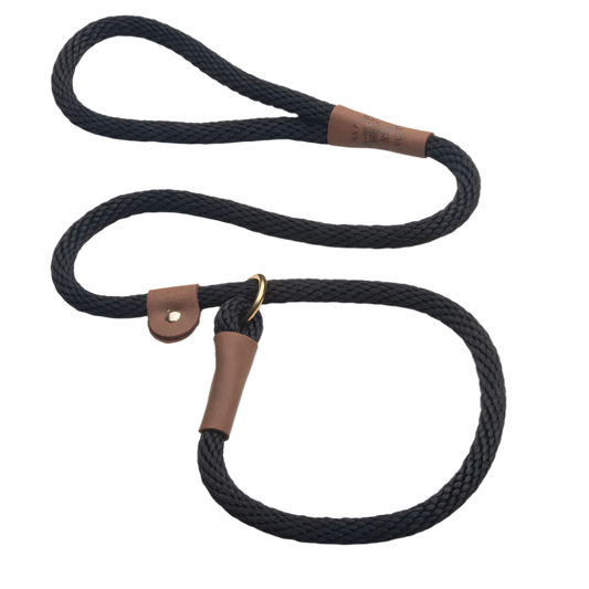 Mendota retrieverline black 1.8 meter lang 13mm tyk