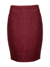 CBK Suits Nouveau Nederdel Tweed Sparkle Bordeaux