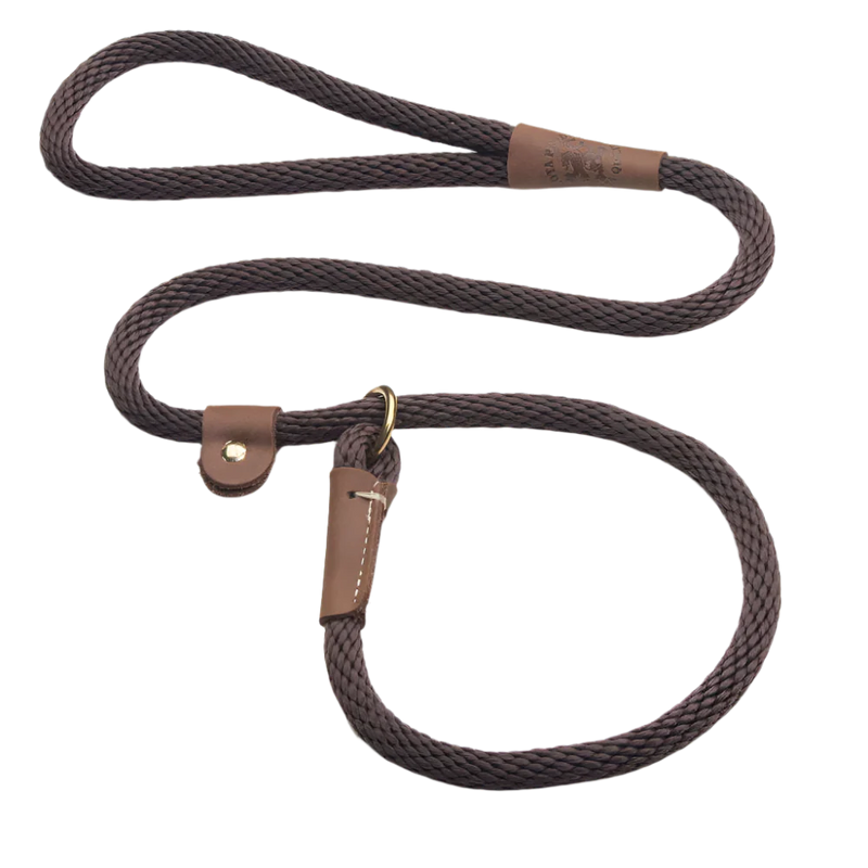 Mendota retrieverline brown 1.8 meter lang 13mm tyk