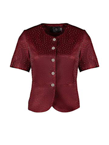 CBK Suits Bibi Blazer Rød med Rhinesten