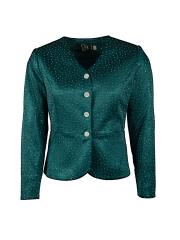 CBK Suits Icy Blazer Grøn med Rhinesten
