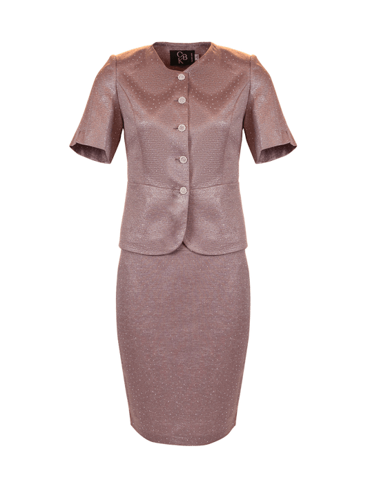 CBK Suits Bibi Suit Lys Pink med Rhinesten