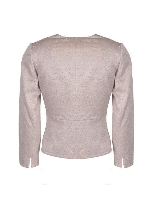 CBK Suits Icy Blazer Champagne med Rhinesten