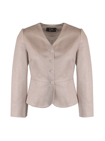 CBK Suits Icy Blazer Champagne med Rhinesten