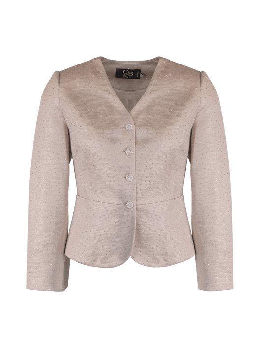CBK Suits Icy Blazer Champagne med Rhinesten