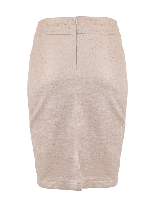 CBK Suits Icy Nederdel Champagne med Rhinesten
