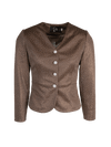 CBK Suits Icy Blazer Lysebrun med Rhinesten