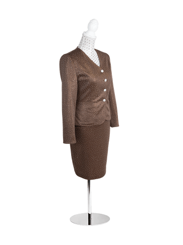 CBK Suits Icy Suit Lys brun med Rhinesten