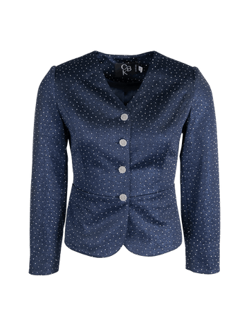 CBK Suits Icy Blazer Mørkeblå med Rhinesten