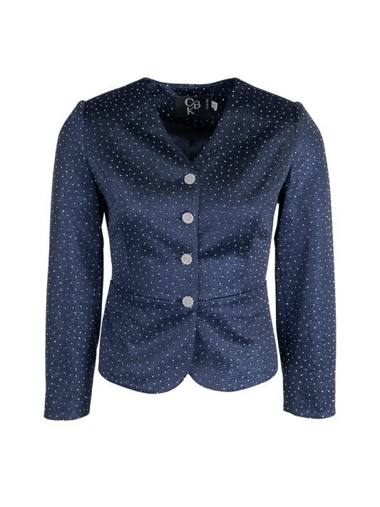 CBK Suits Icy Blazer Mørkeblå med Rhinesten