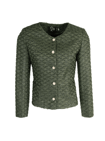 CBK Suits Nouveau Blazer Mesh Army Grøn