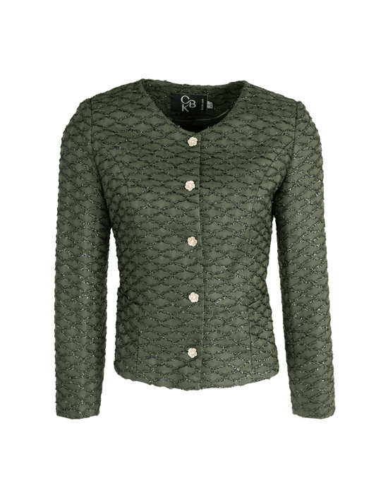 CBK Suits Nouveau Blazer Mesh Army Grøn
